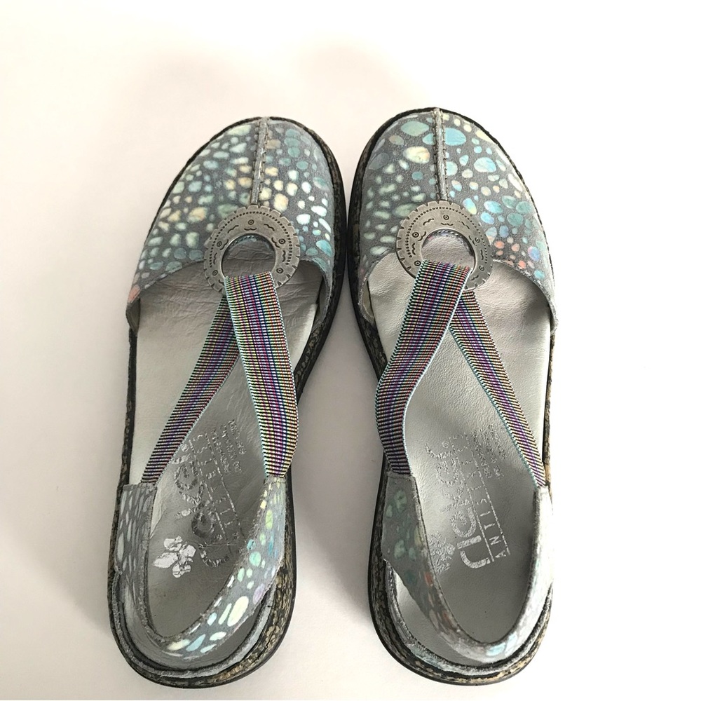 Rieker Regina Closed Toe Sandal Slingback Rainbow Pebbled (37/ 6-6.5) - Picture 5 of 12